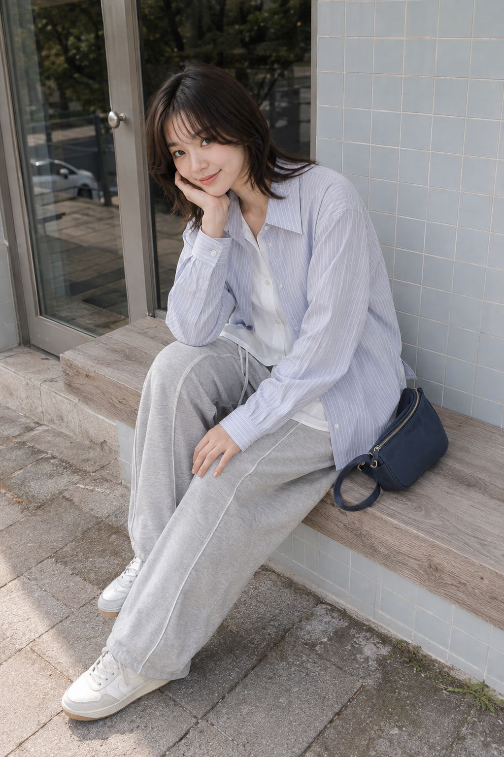 2 in 1 Striped Shirt
