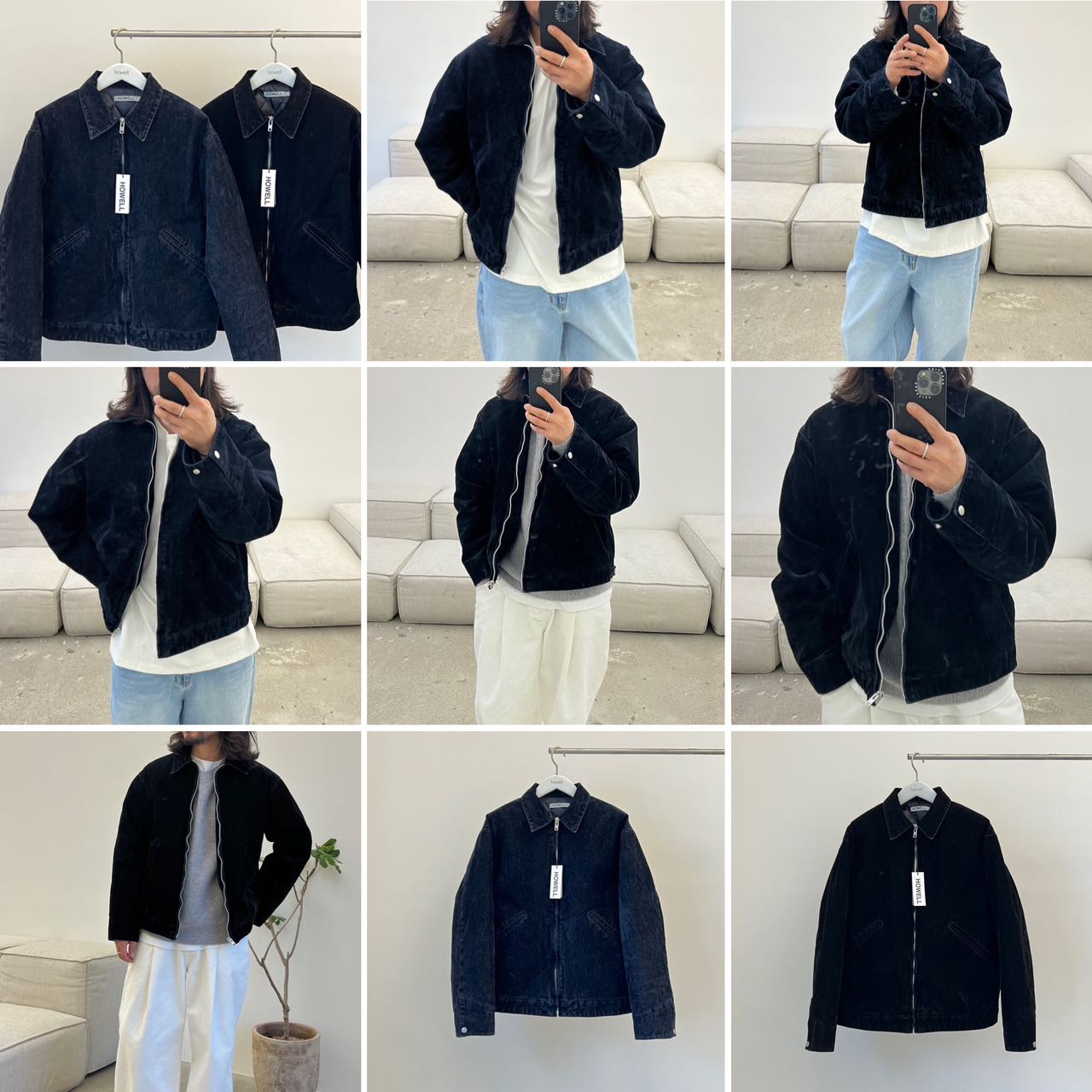 Mens Woolen Zipper Jacket