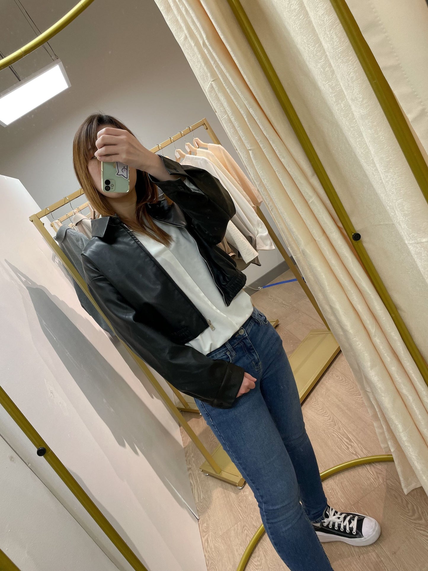 Faux Leather Jacket