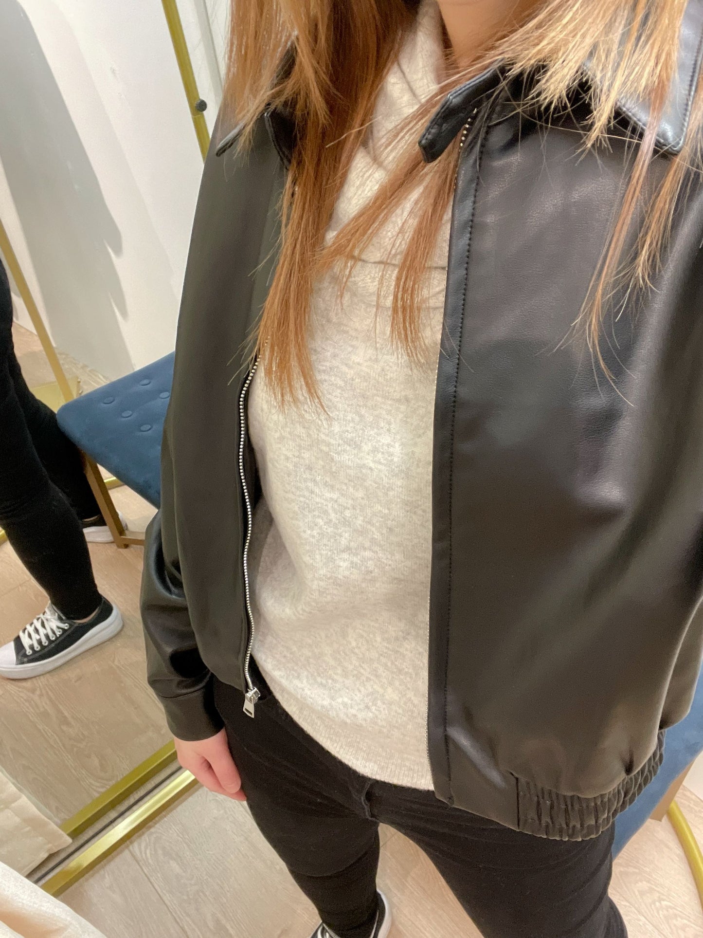 Faux Leather Jacket
