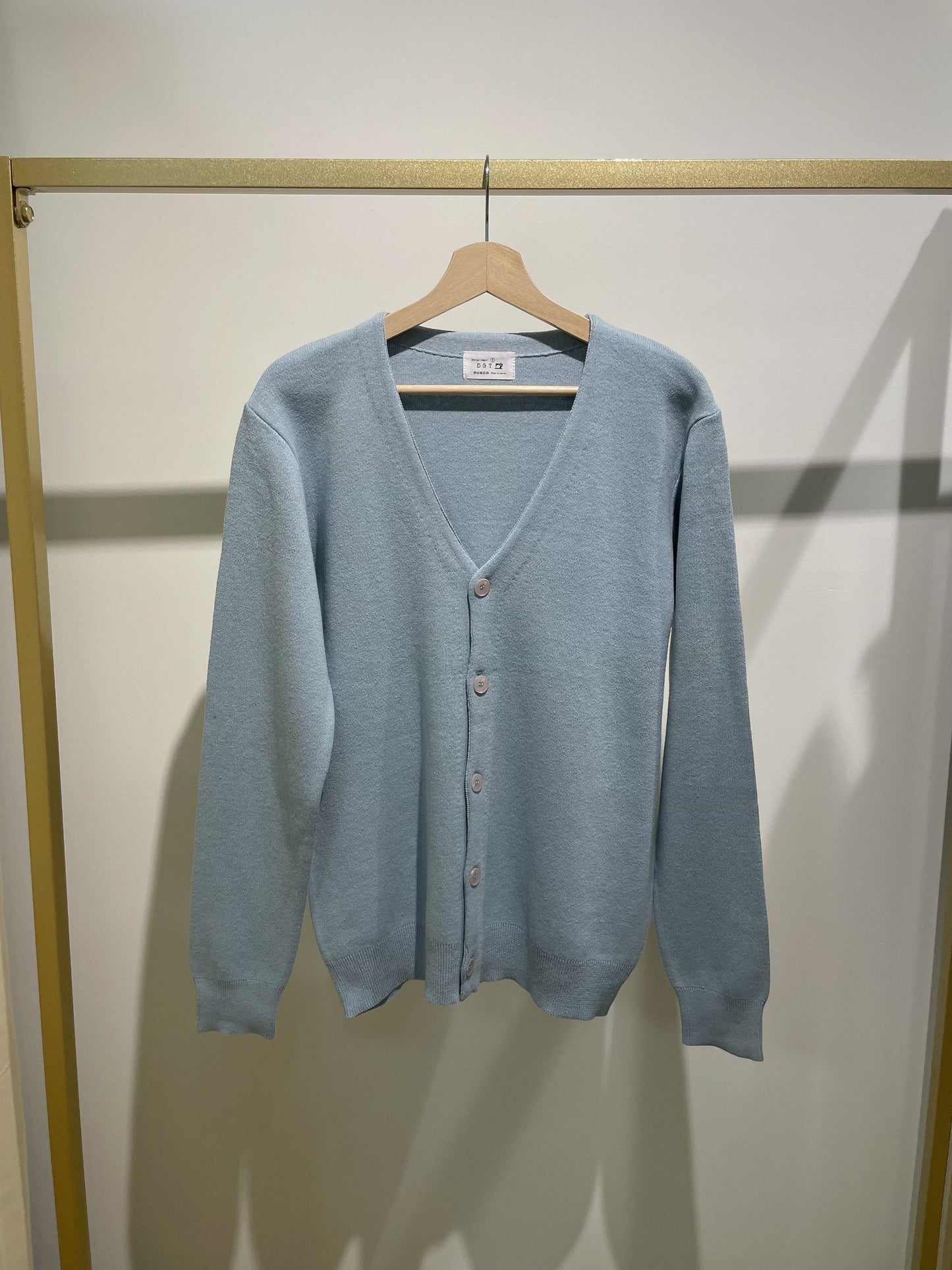 V Basic Buttoned Cardigan