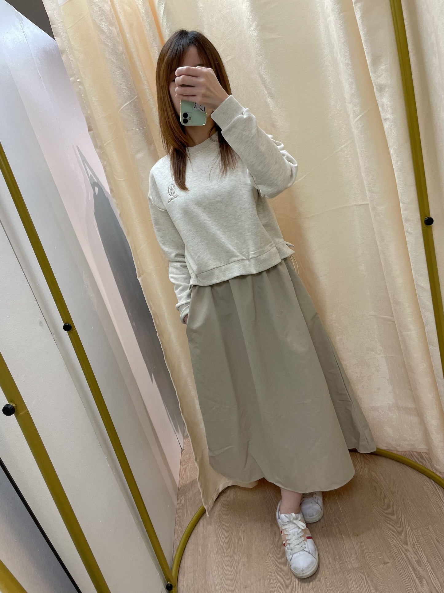 Sweatshirt Skirt One Piece Dress