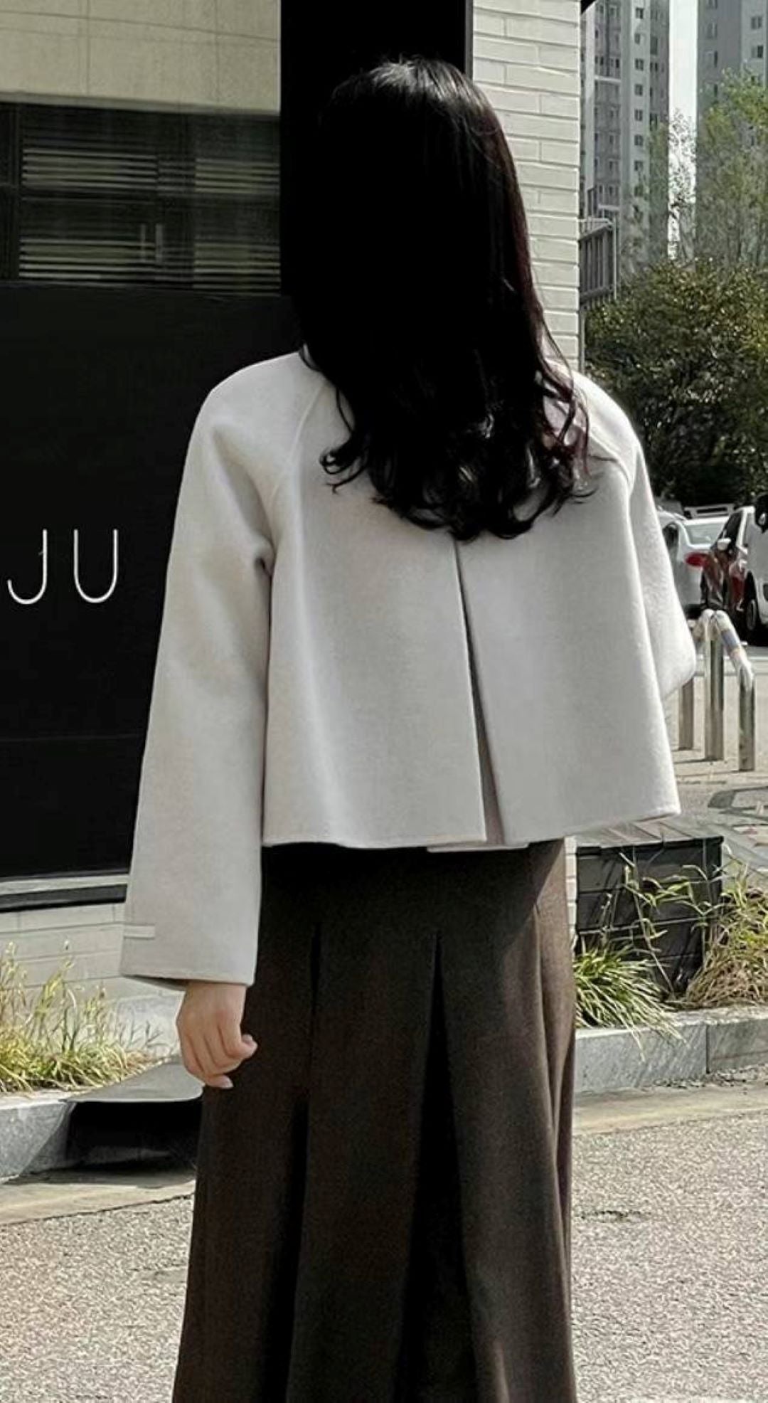Collared Soft Knit Coat