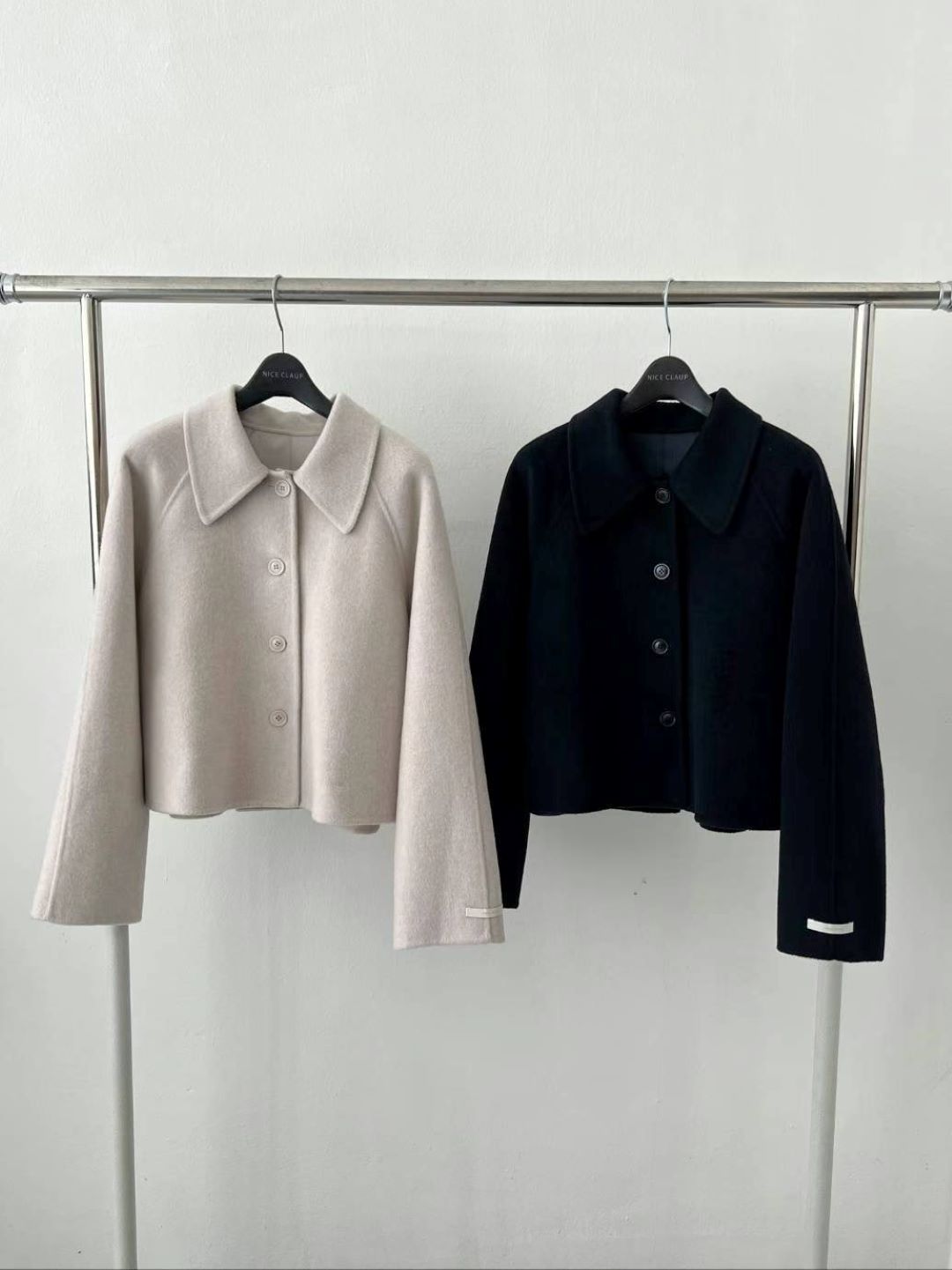 Collared Soft Knit Coat