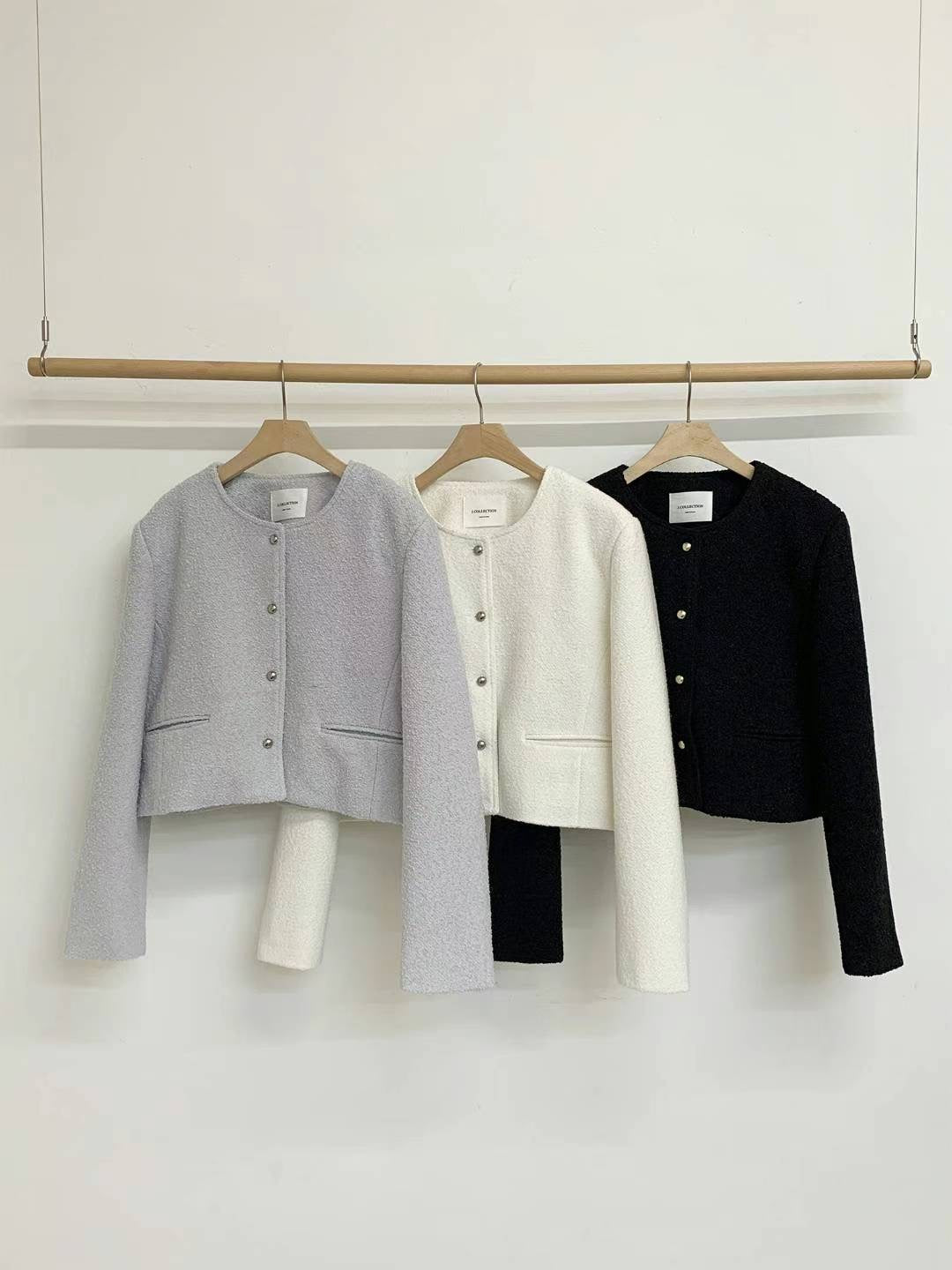 Cardigan with Silver Buttons