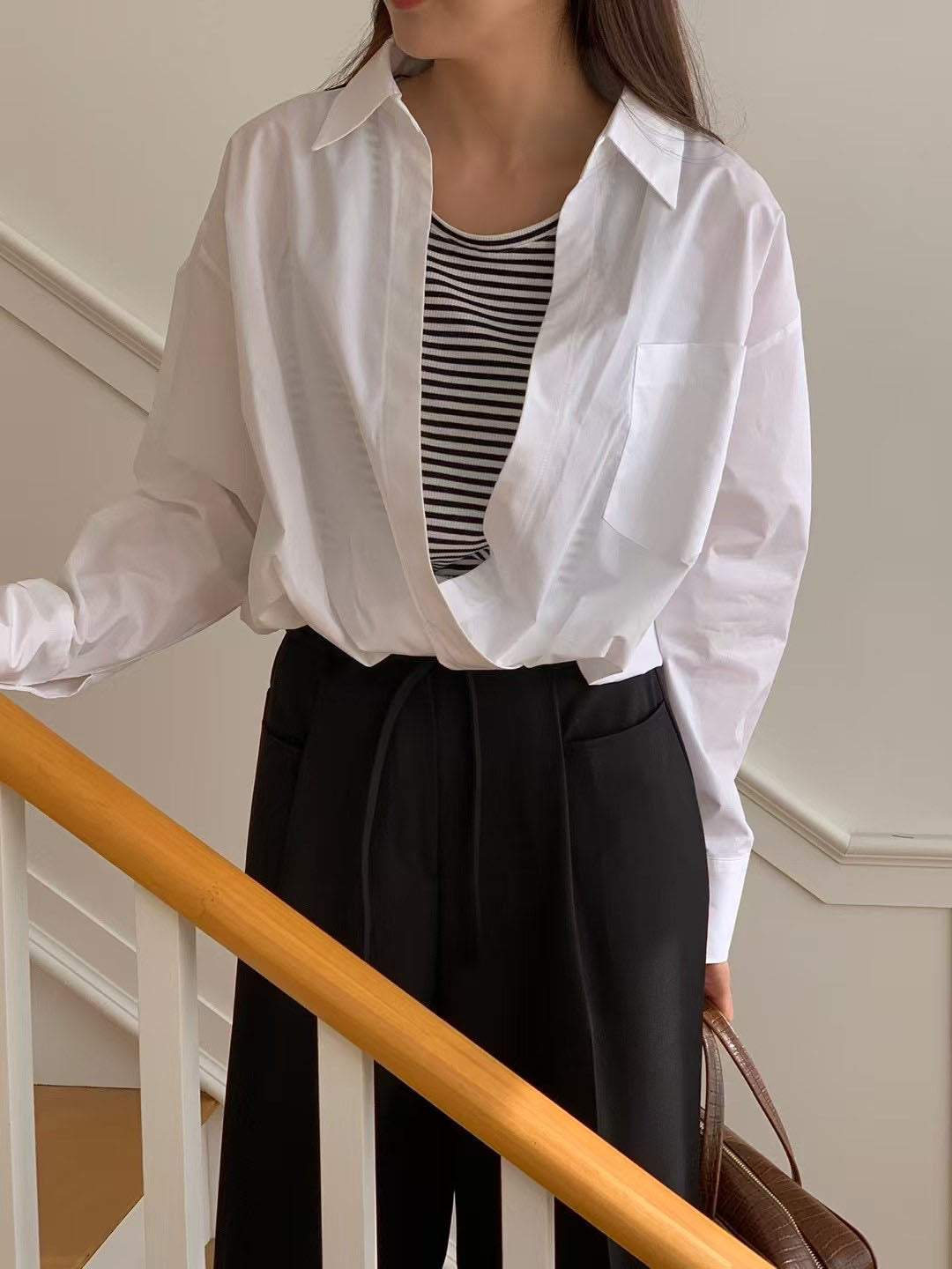 2 in 1 Open Blouse