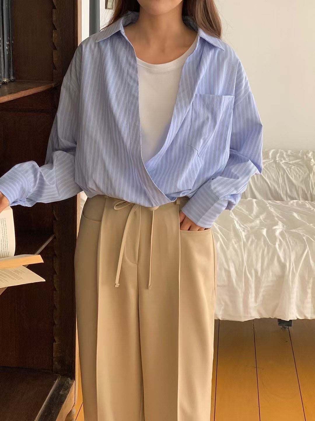 2 in 1 Open Blouse