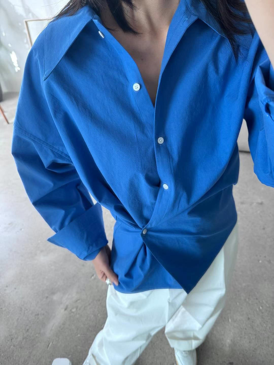 Twist Button Blouse