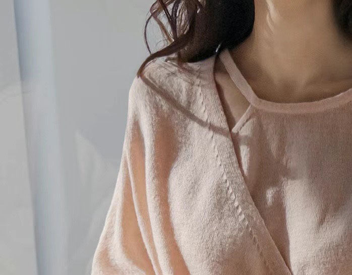 Tie-up Knit