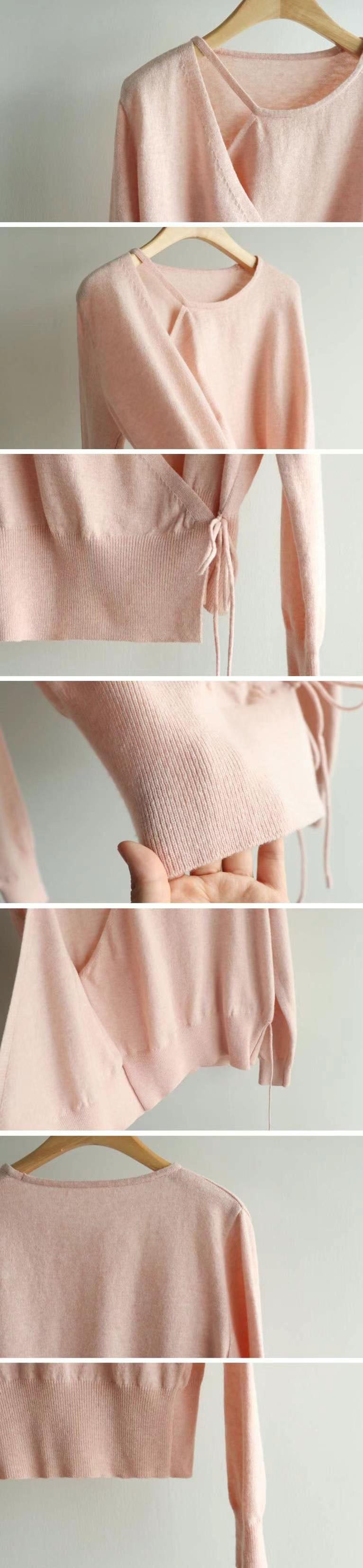 Tie-up Knit