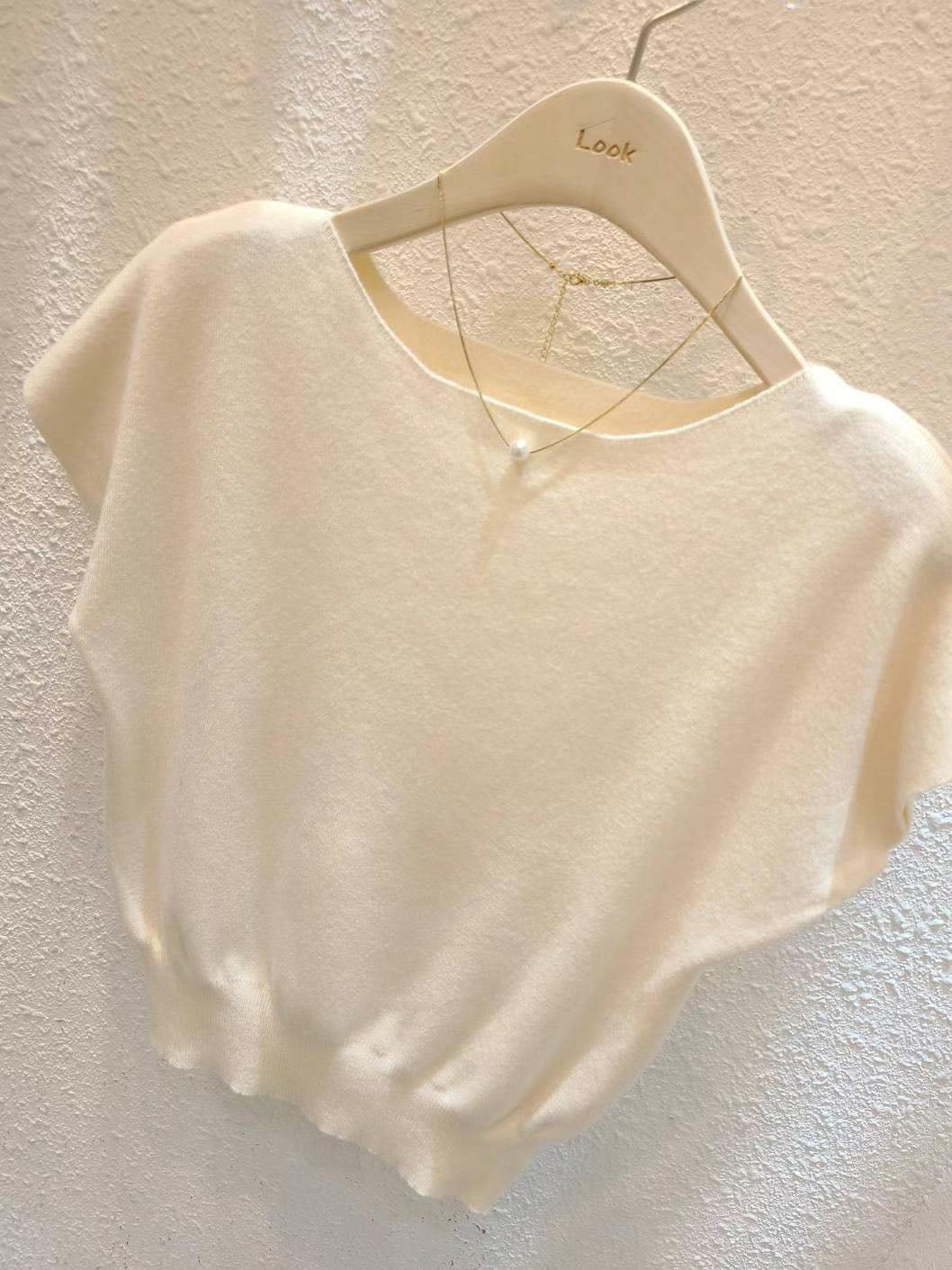 Boat Neck Knit Top