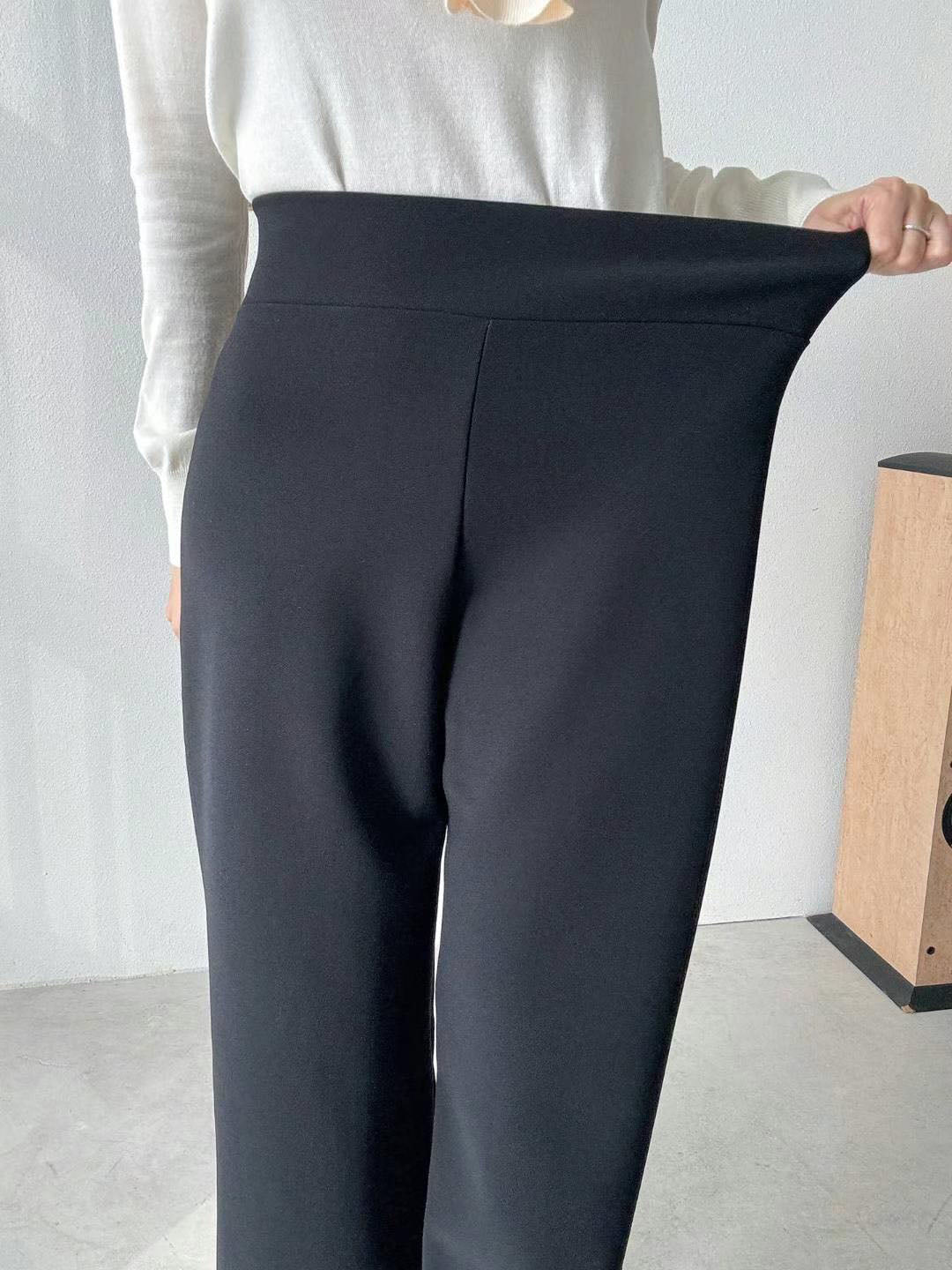 Straightcut Pants without Buttons