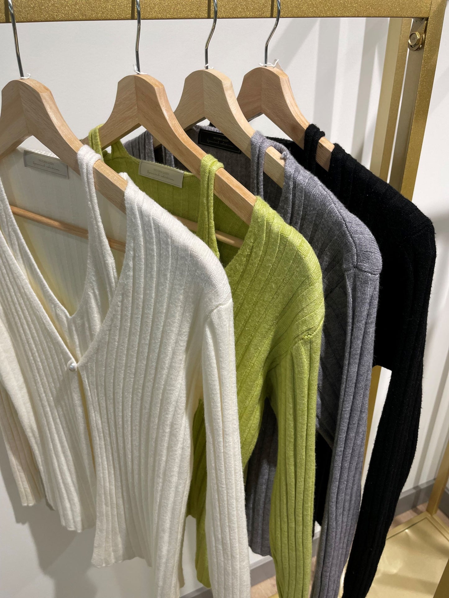 Pearl Button Cardigan Sweater