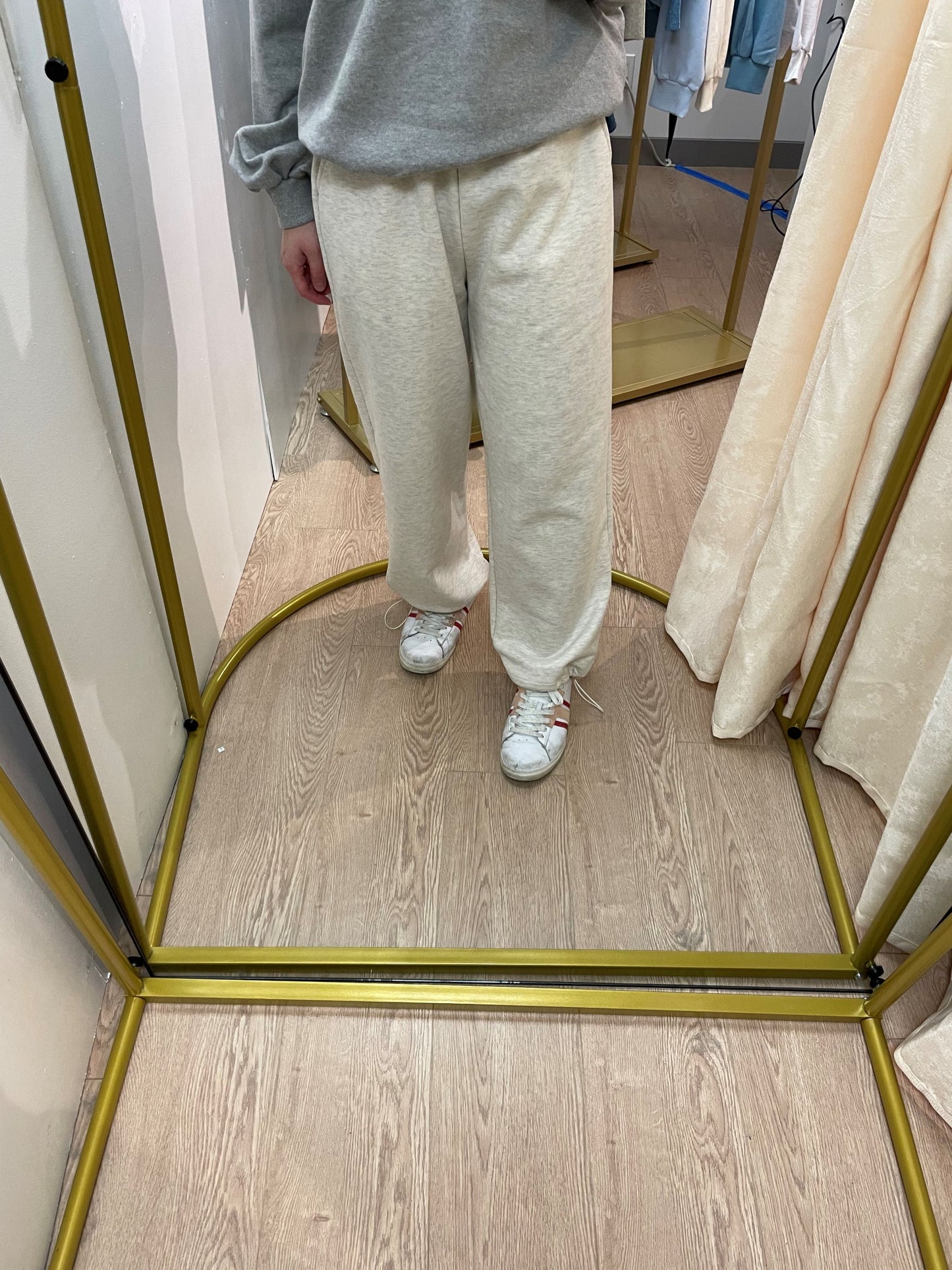 Crewneck Laced Sweatshirt Set - Sweatpant