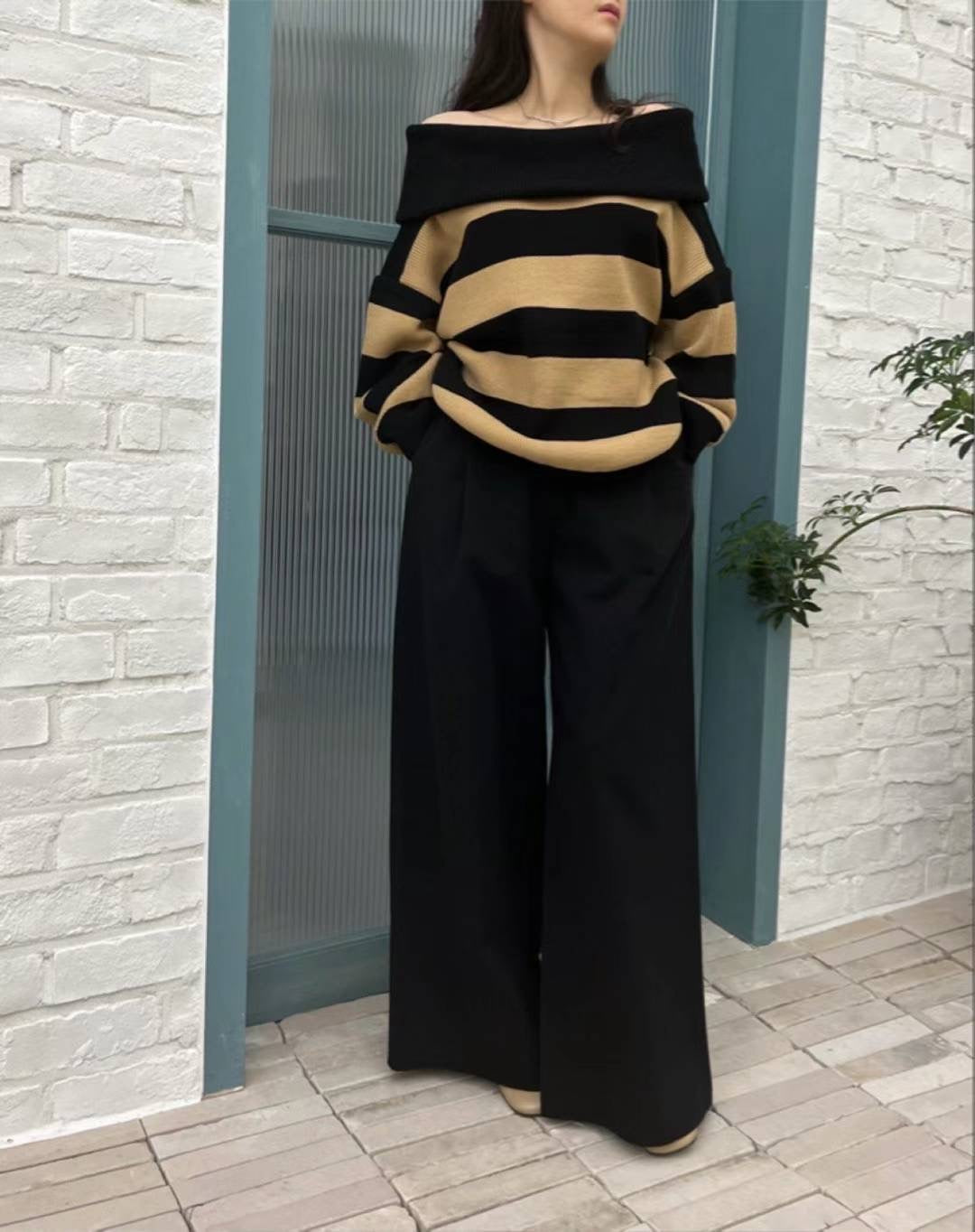 Cold Shoulder Sweater