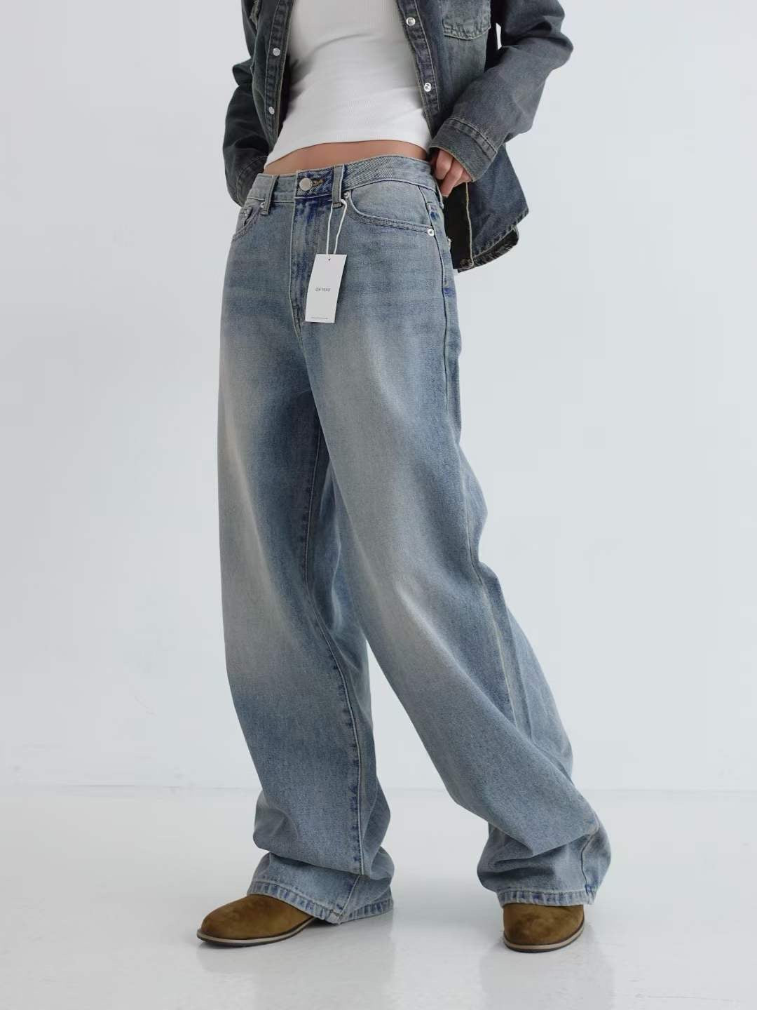 High Waist Straight Cut Jeans 511