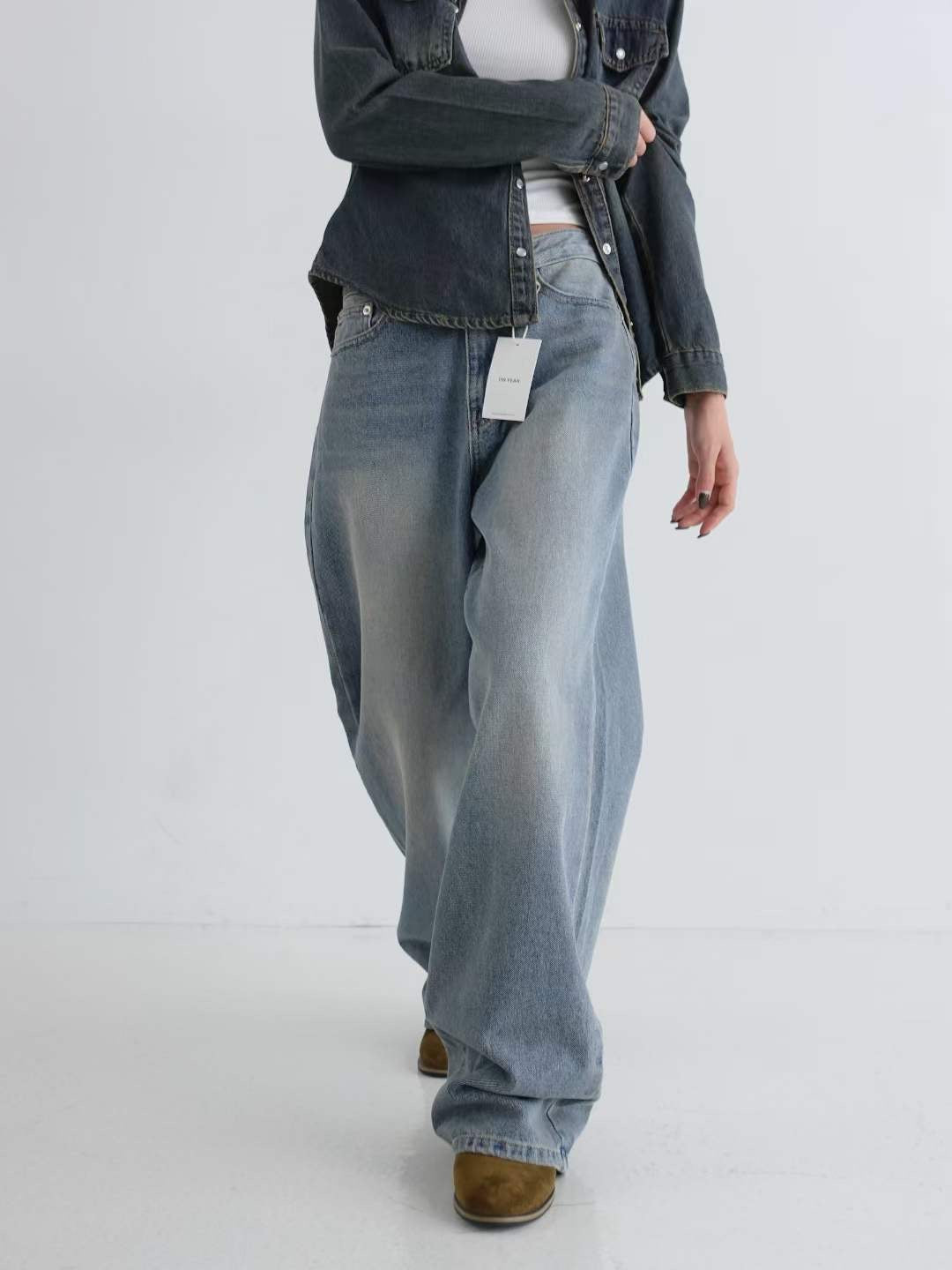 High Waist Straight Cut Jeans 511