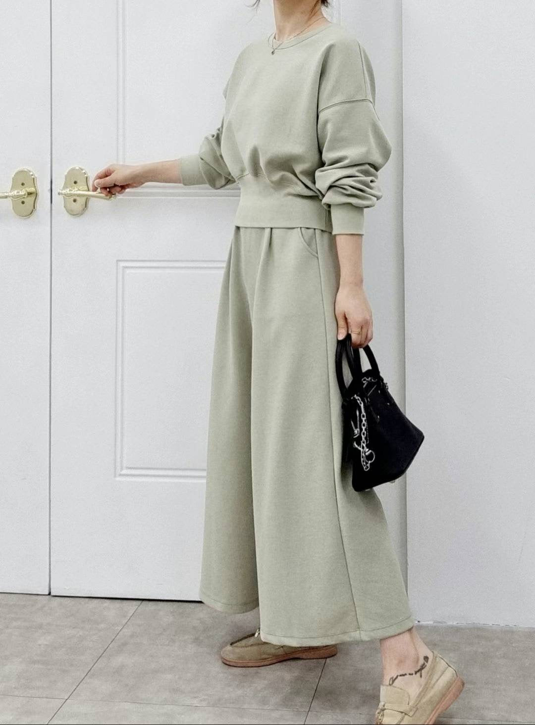 Silk Cotton Top and Bottom Set