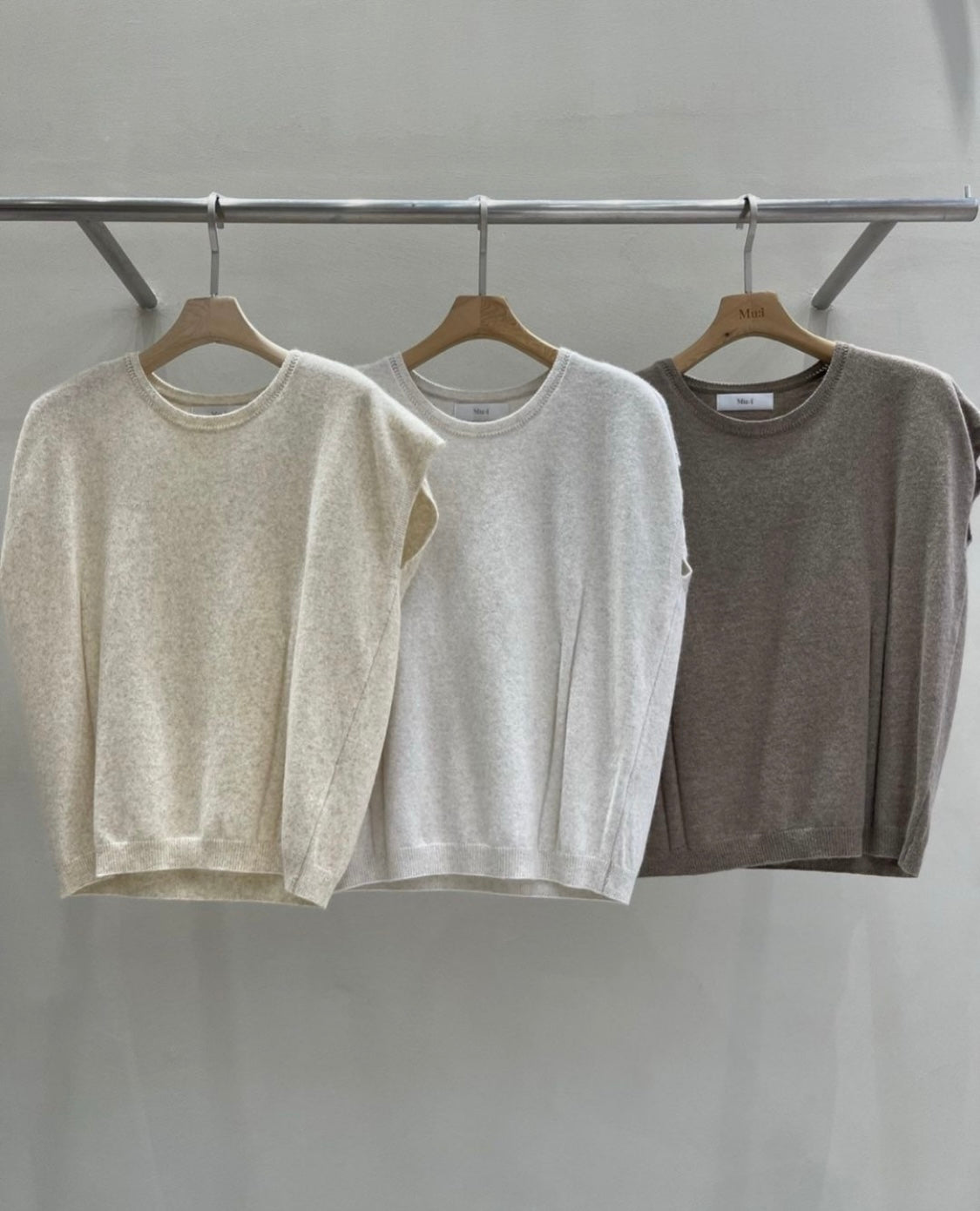 Wool Cashmere Mixed Sweater Top