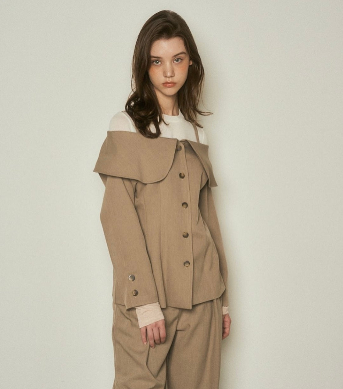 Cold Shoulder Suit Set