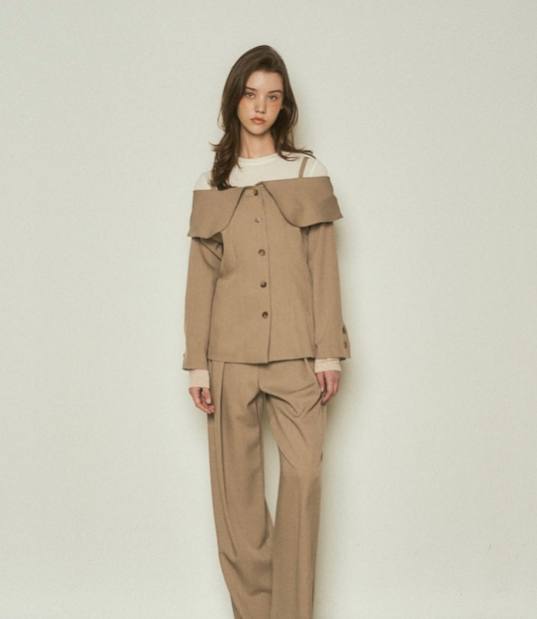 Cold Shoulder Suit Set