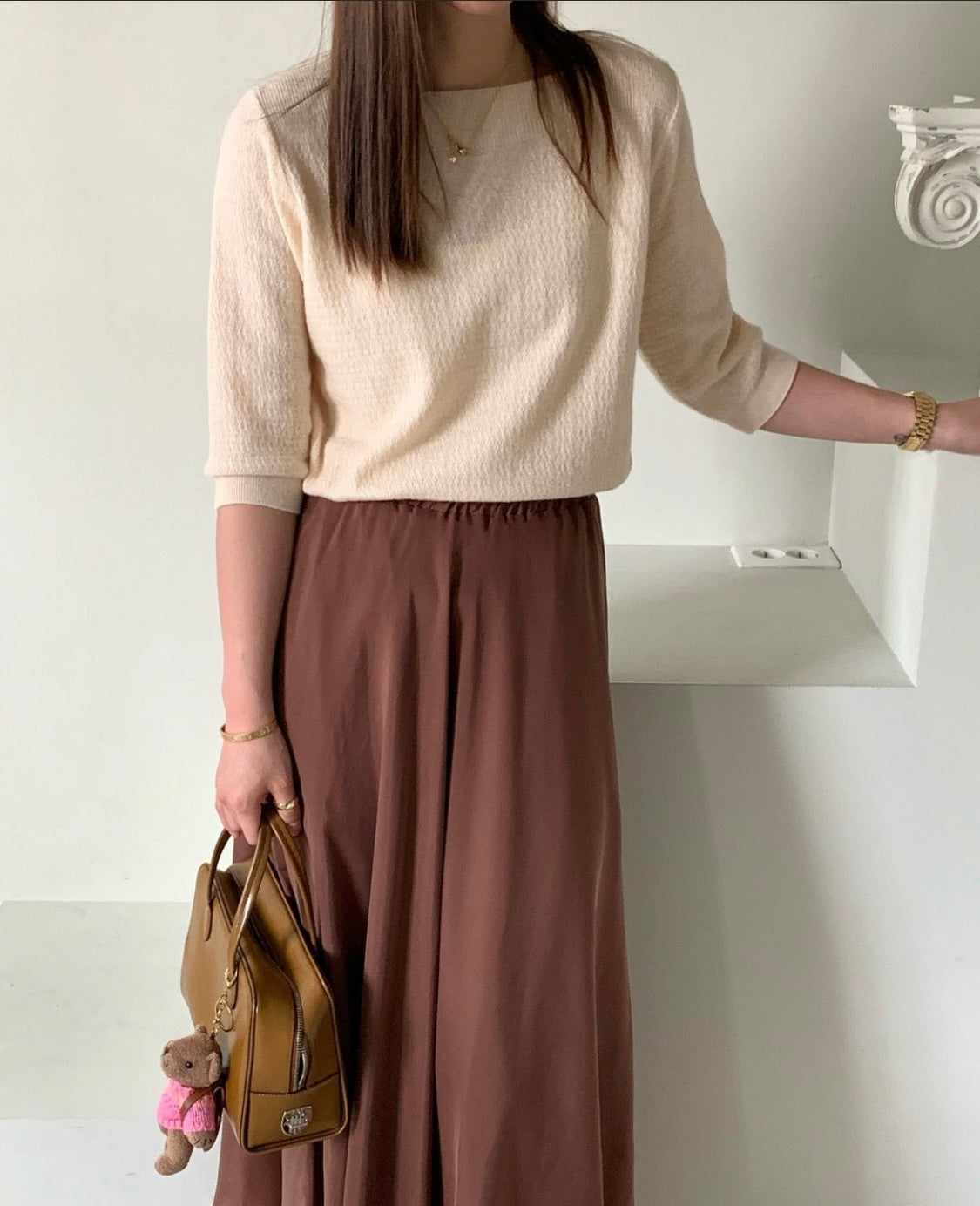 Square Collared Knit Sweater