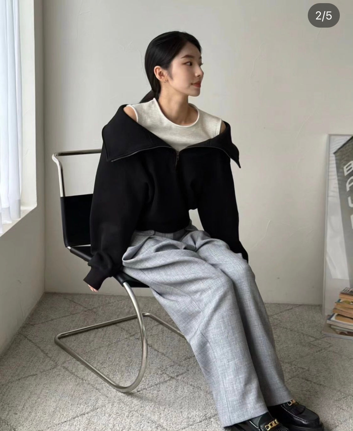 Cold Shoulder Sweatshirt