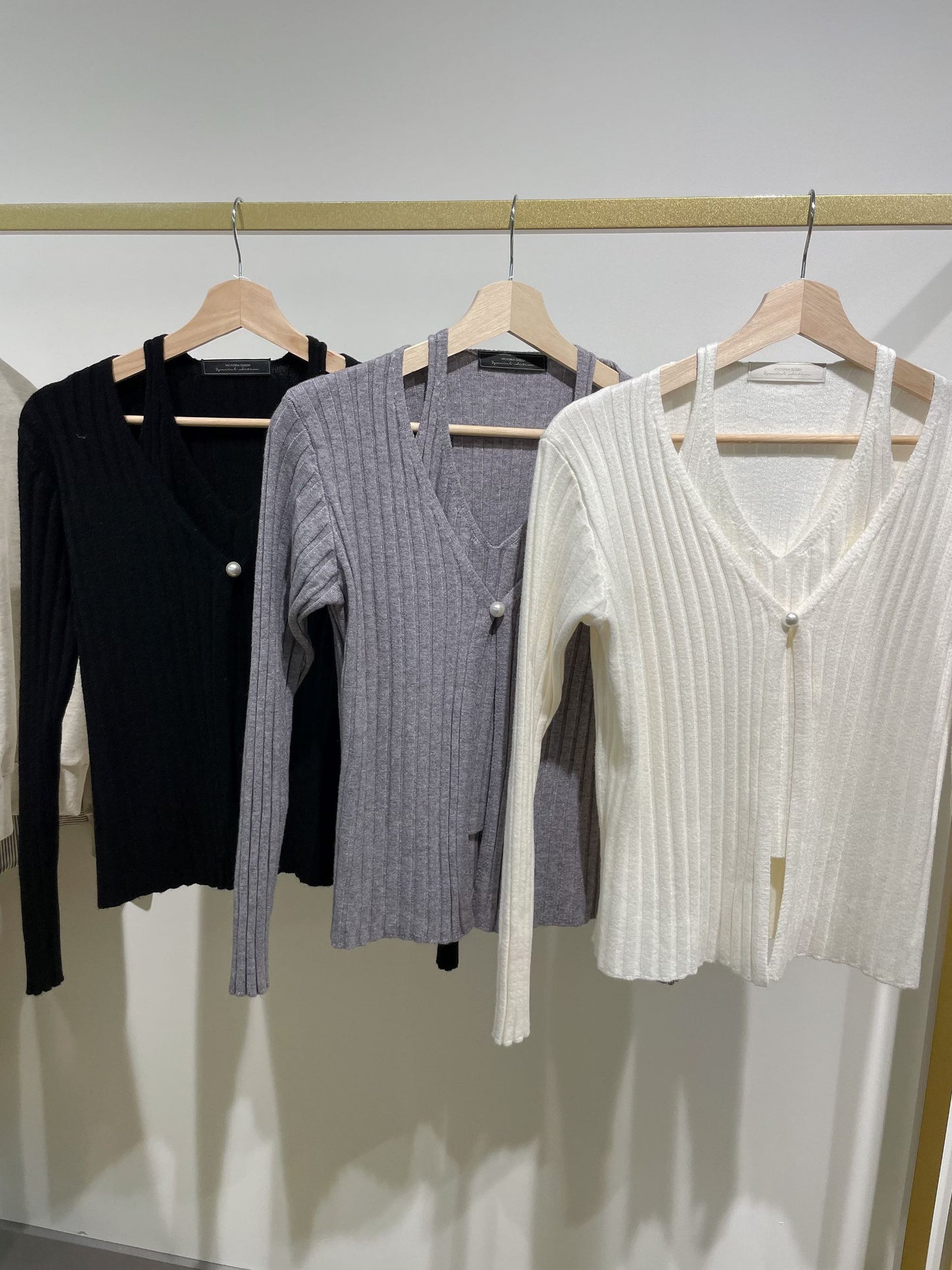 Pearl Button Cardigan Sweater