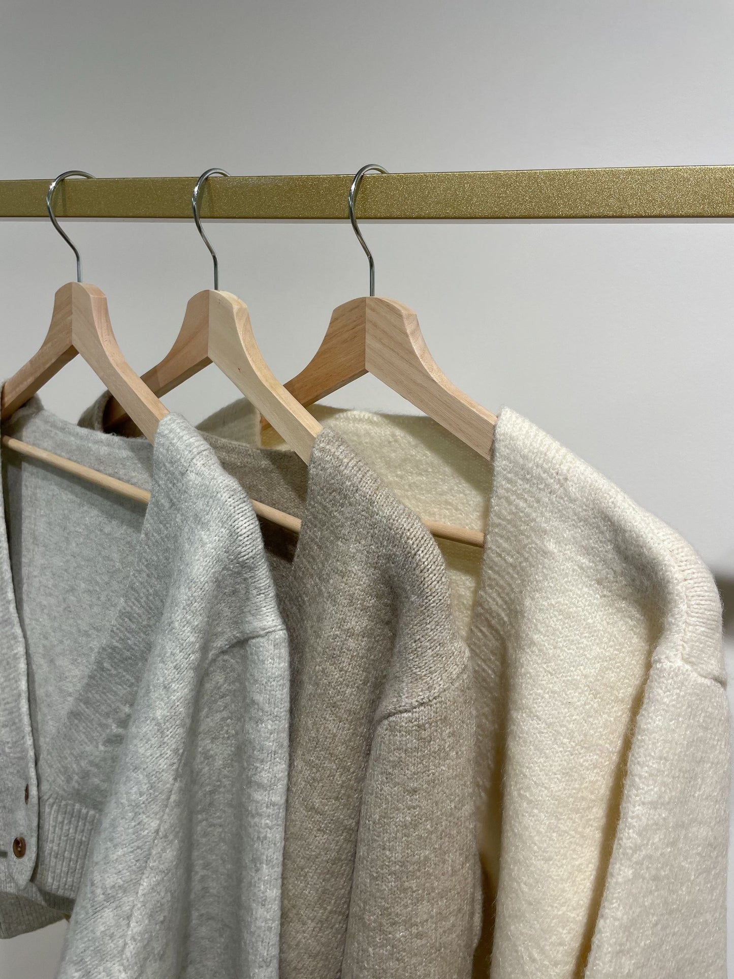 Cropped Knit Cardigan