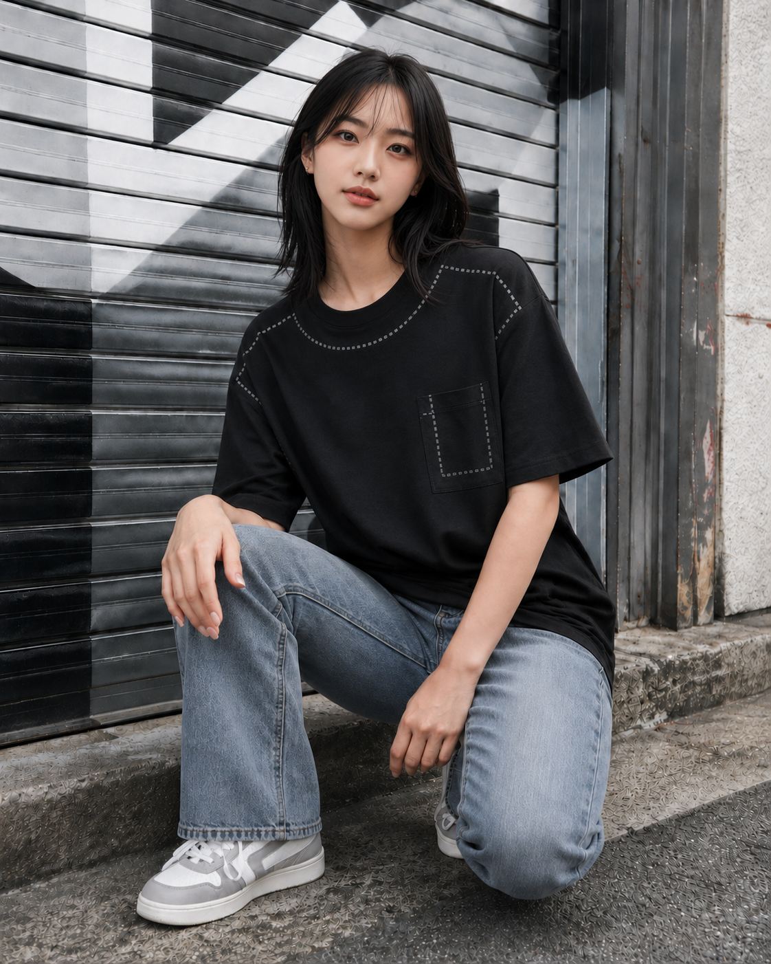 Embroidered T Shirt - Z1188
