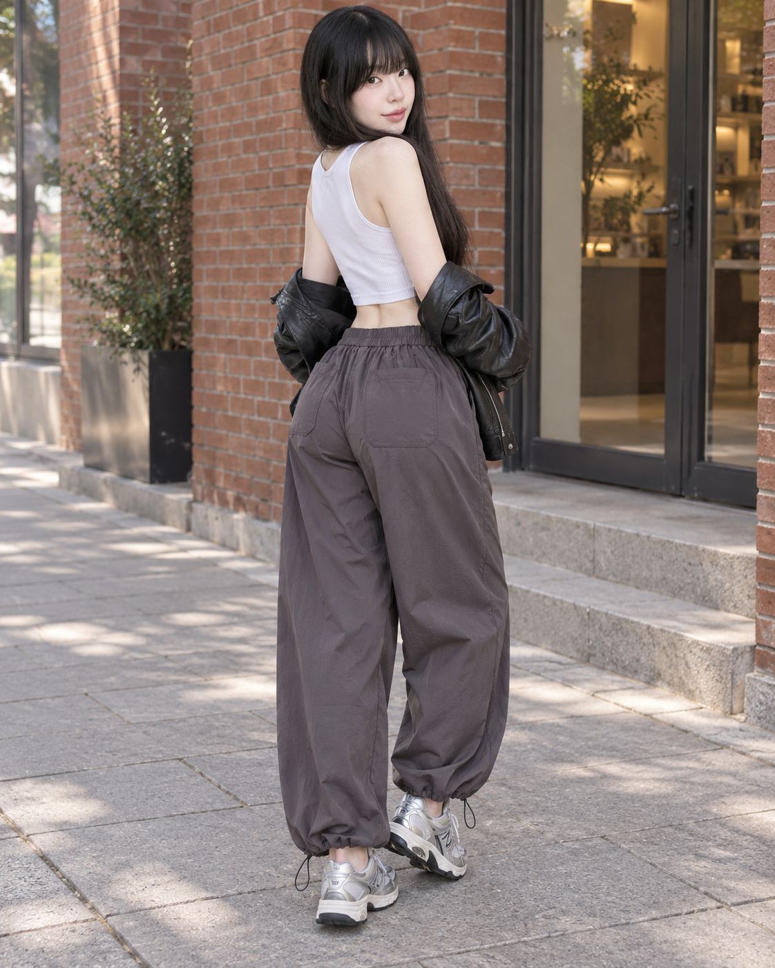 3R3 - Ruffle Baggy Pants