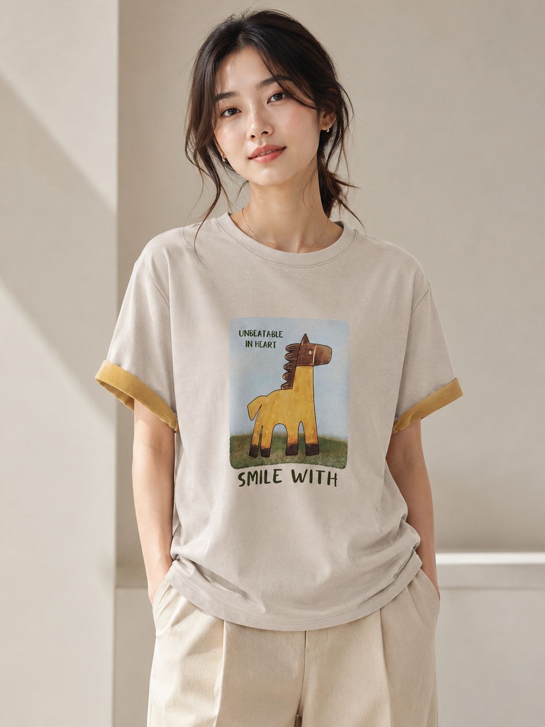 2 Colour T-Shirt (Horse)