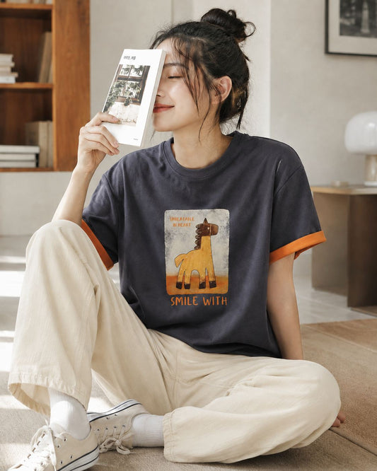 2 Colour T-Shirt (Horse)