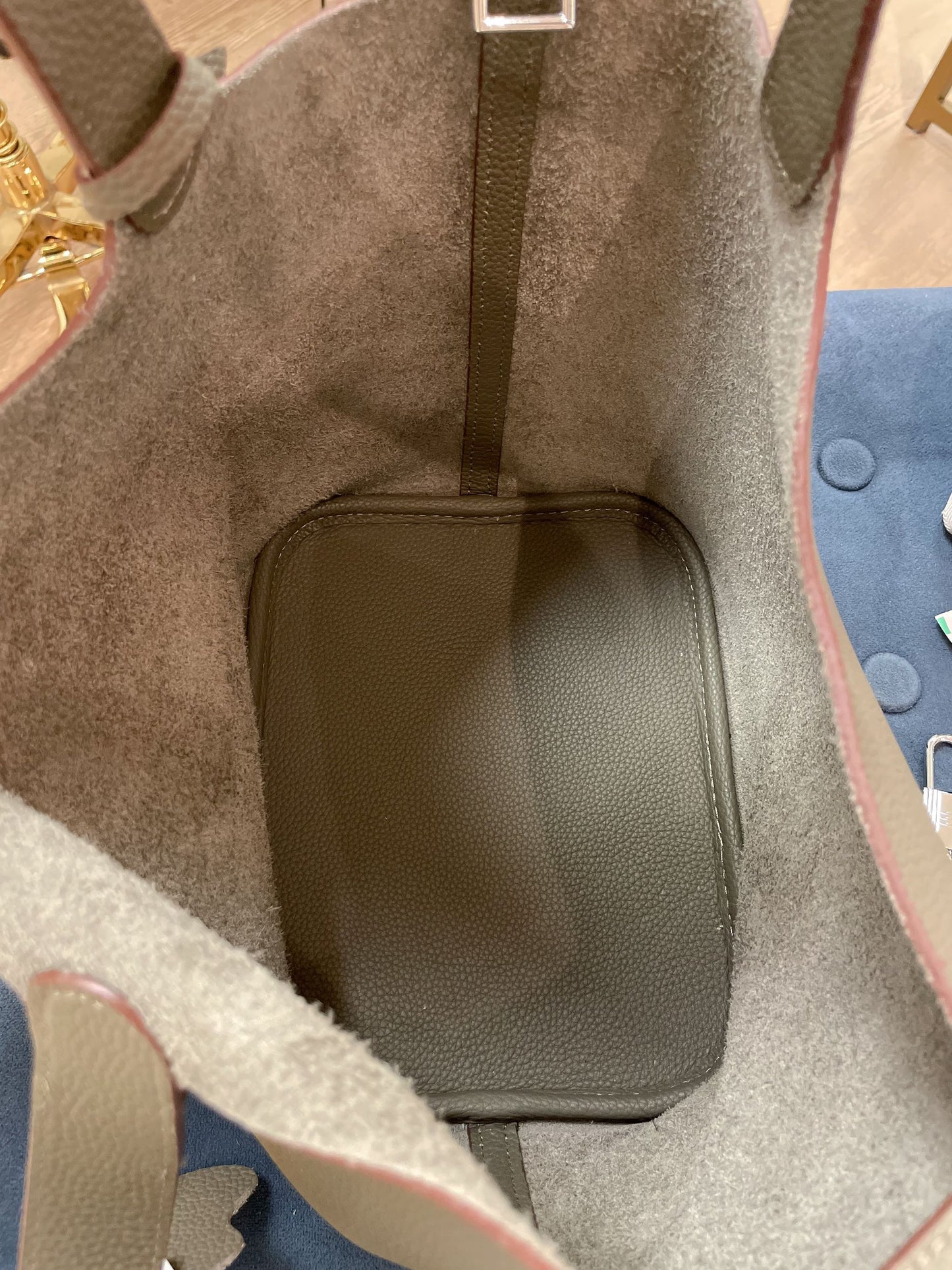 Leather Top Handle Bag