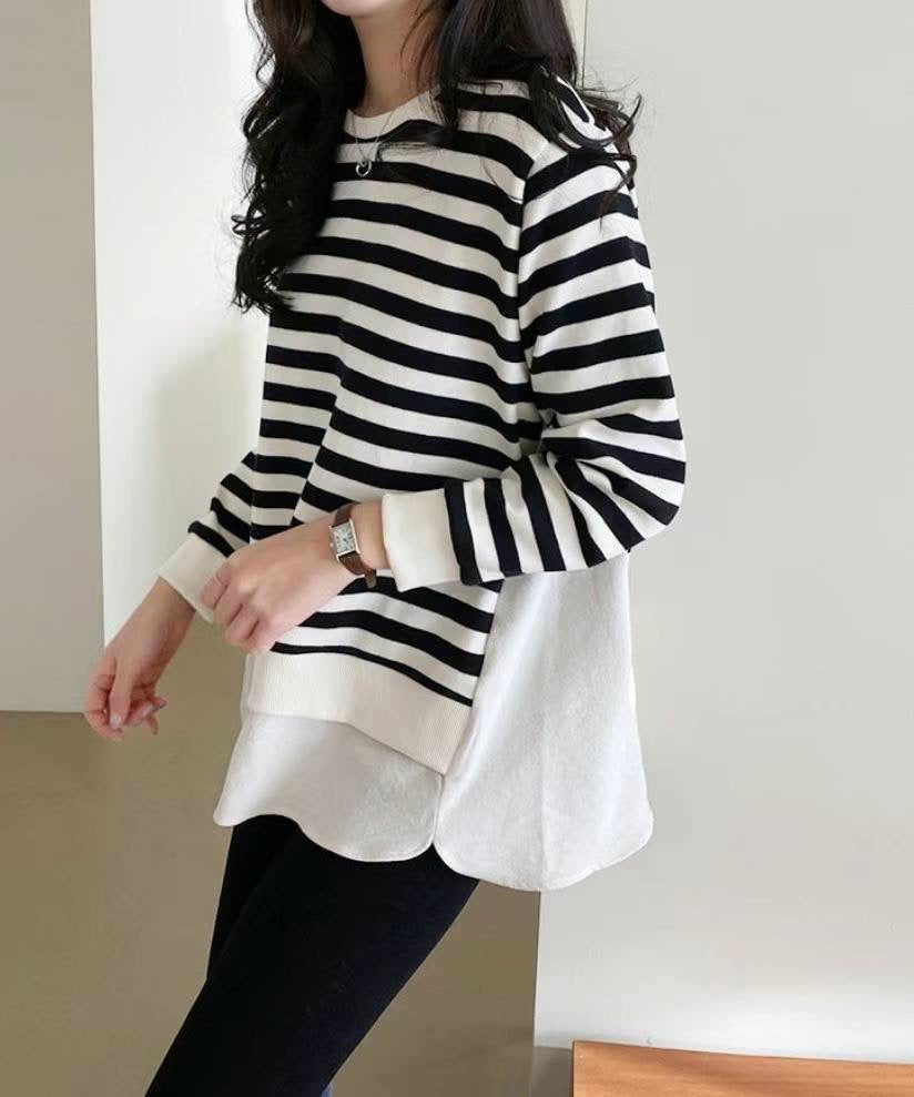 Layered Stripe Top