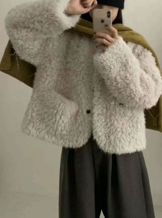 Wool Cashmere Blend 2 Pocket Coat