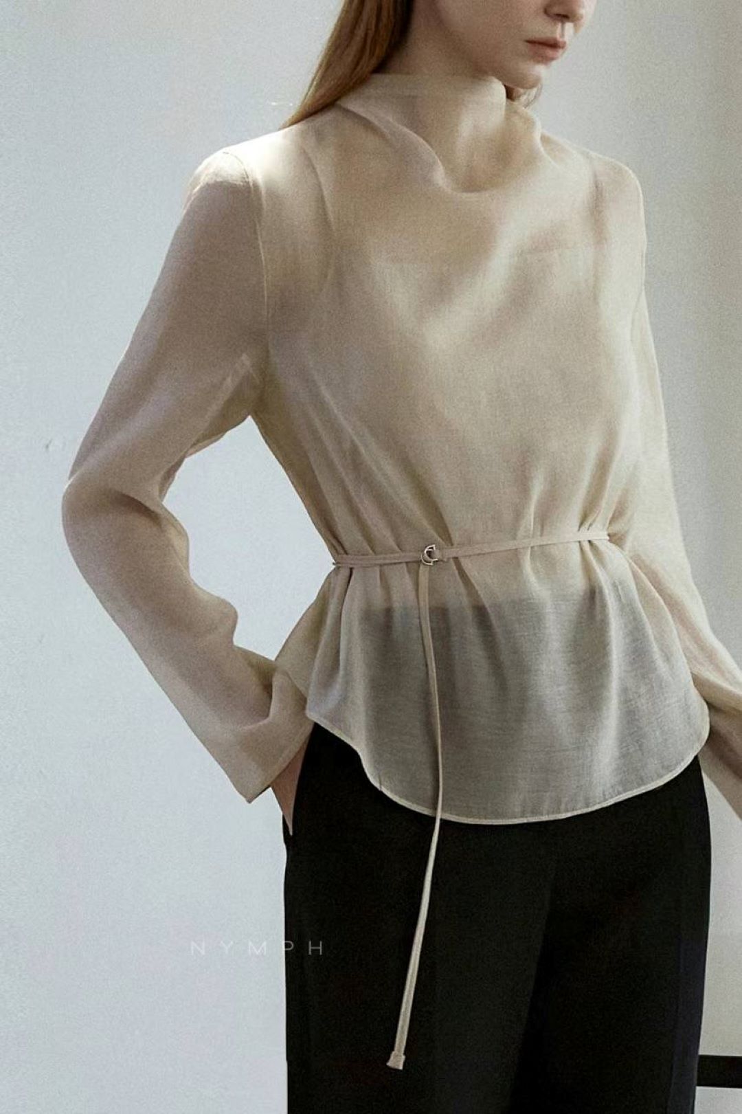 Silky Blouse and Tanktop Set