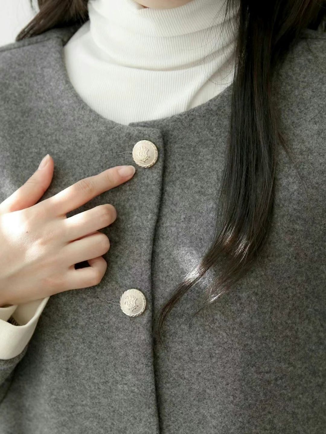 4 Gold Buttoned Cardigan