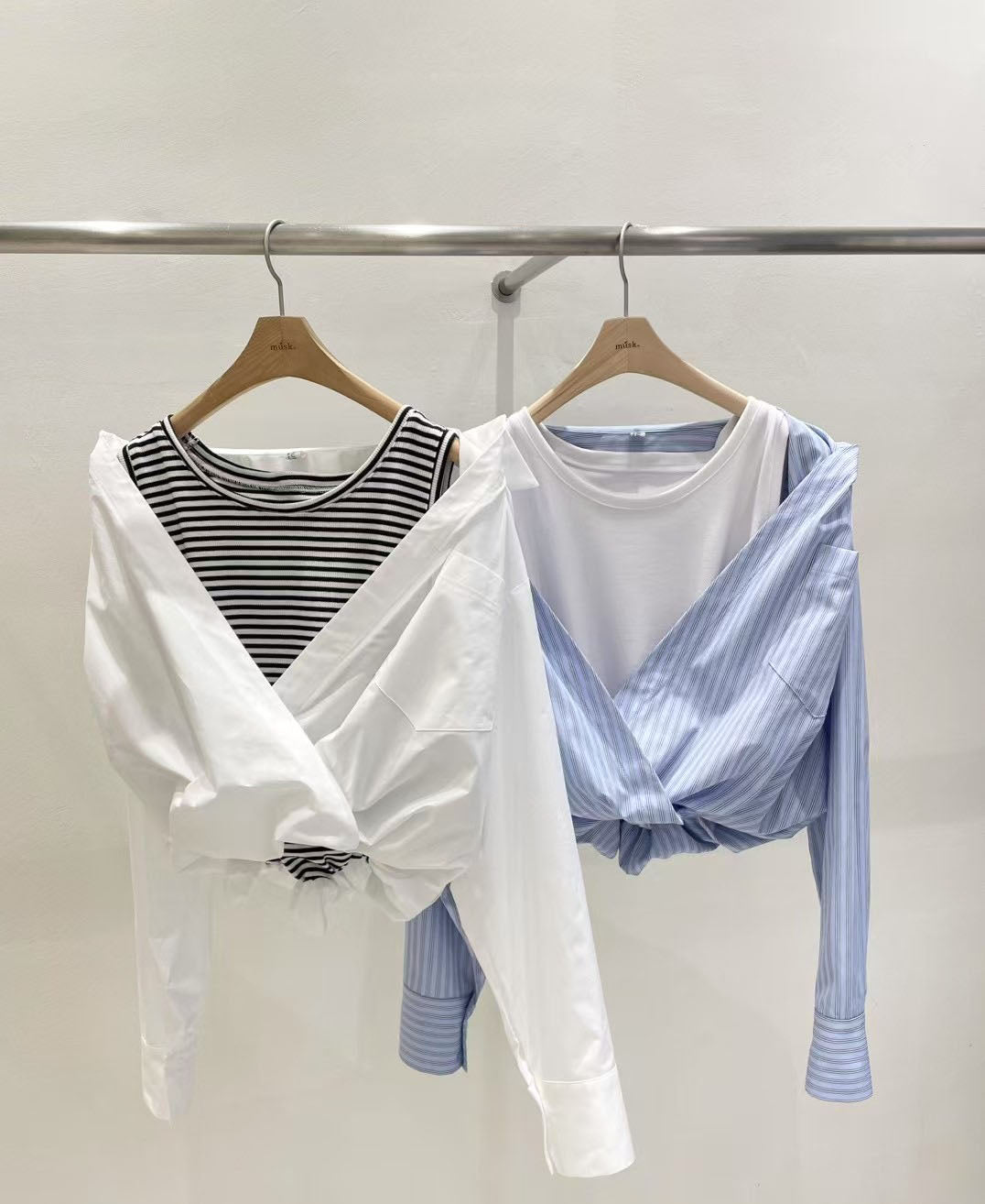 2 in 1 Open Blouse