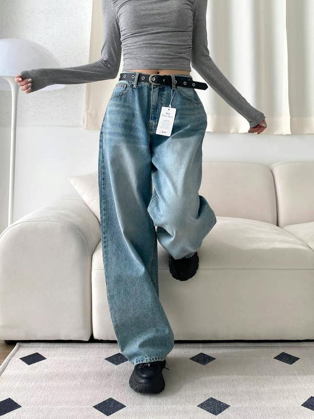 High Waist Bag Straight 6710