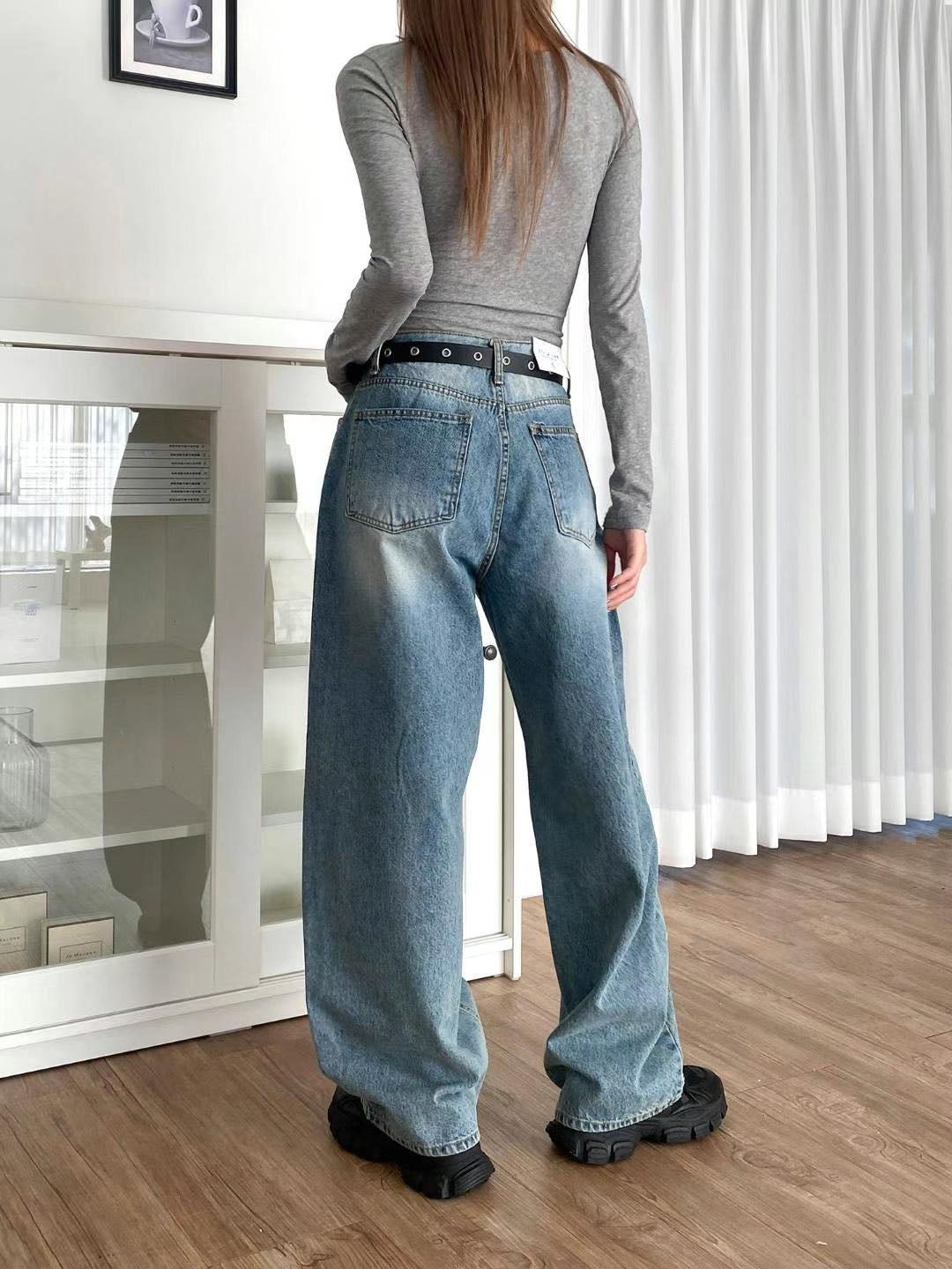 High Waist Bag Straight 6710