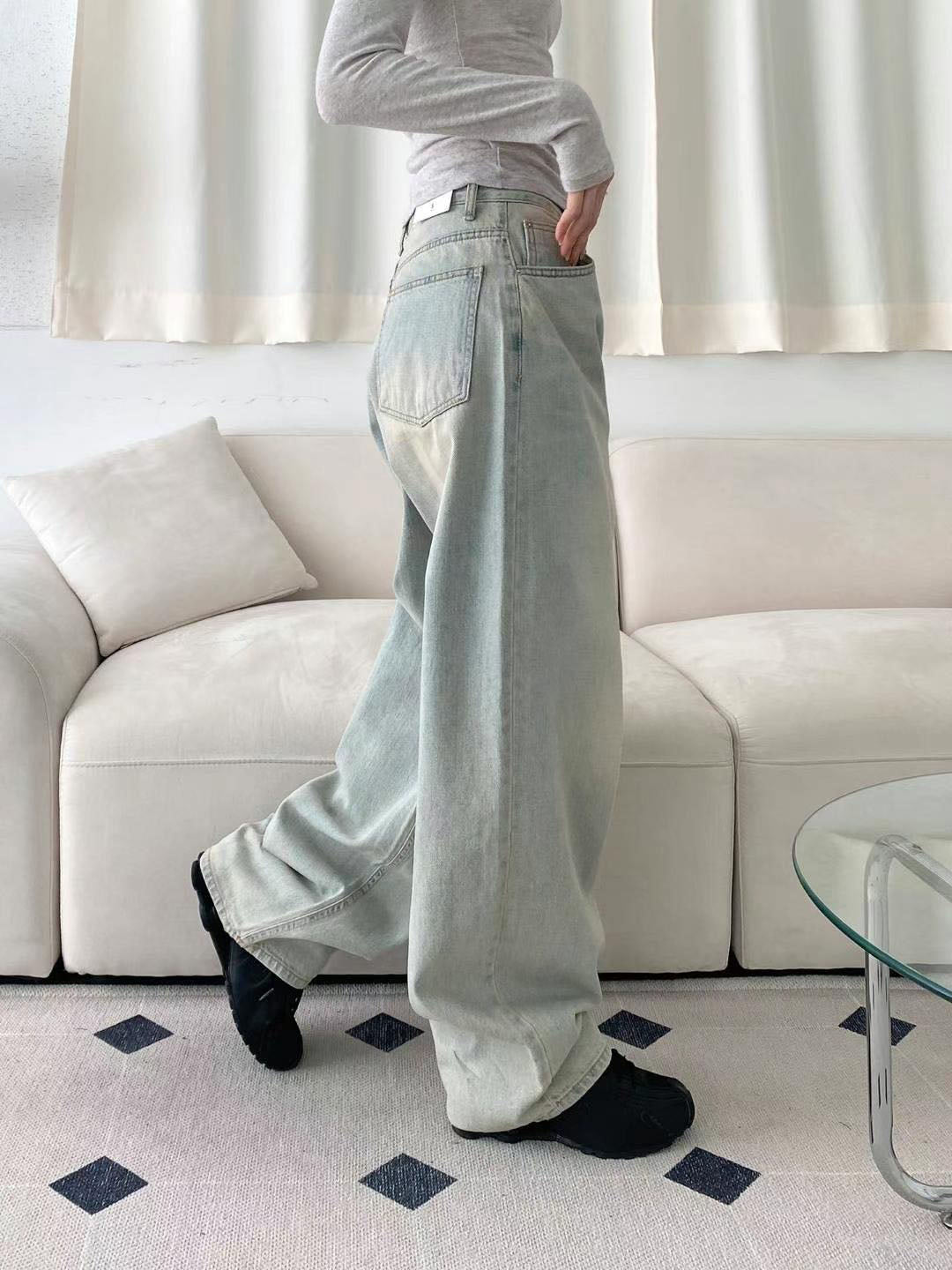 High Waist Bag Straight 6712