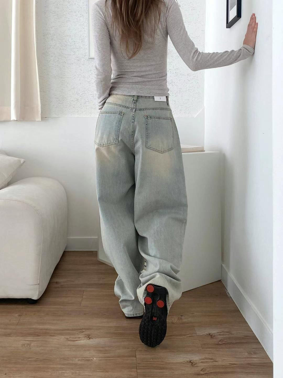 High Waist Bag Straight 6712