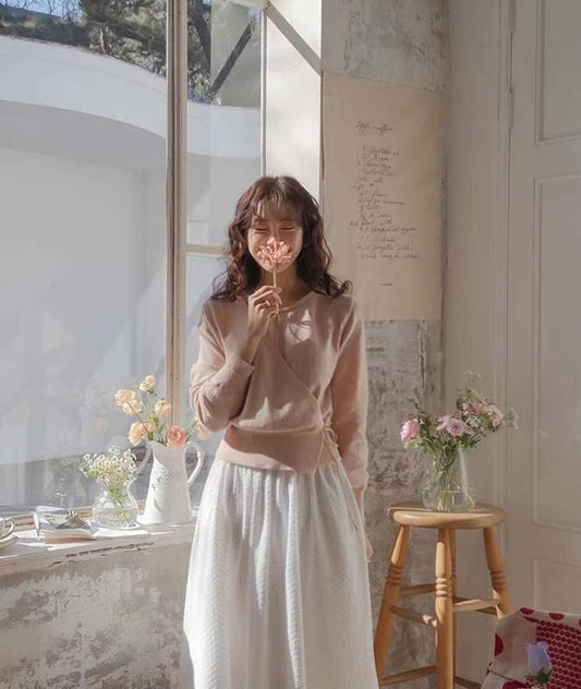 Tie-up Knit