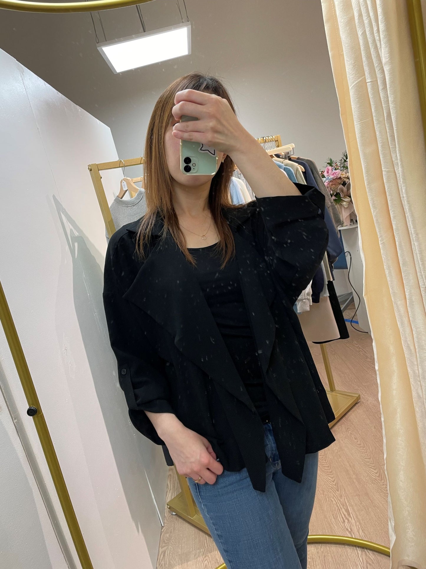 Flowy Blouse Cardigan