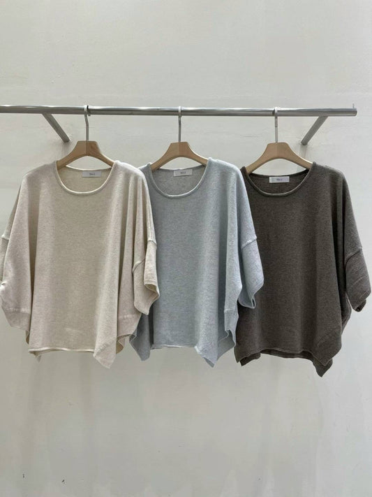 Batwing Knit Top