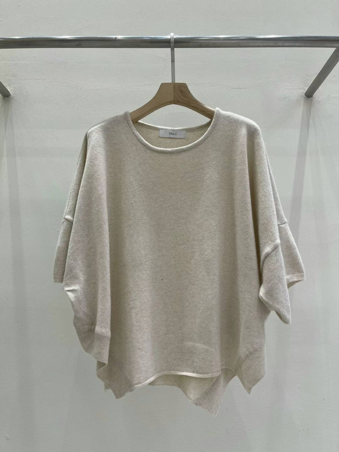 Batwing Knit Top