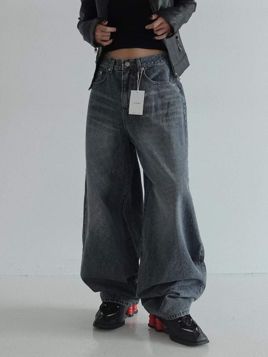 High Waist Balloon Jeans 502