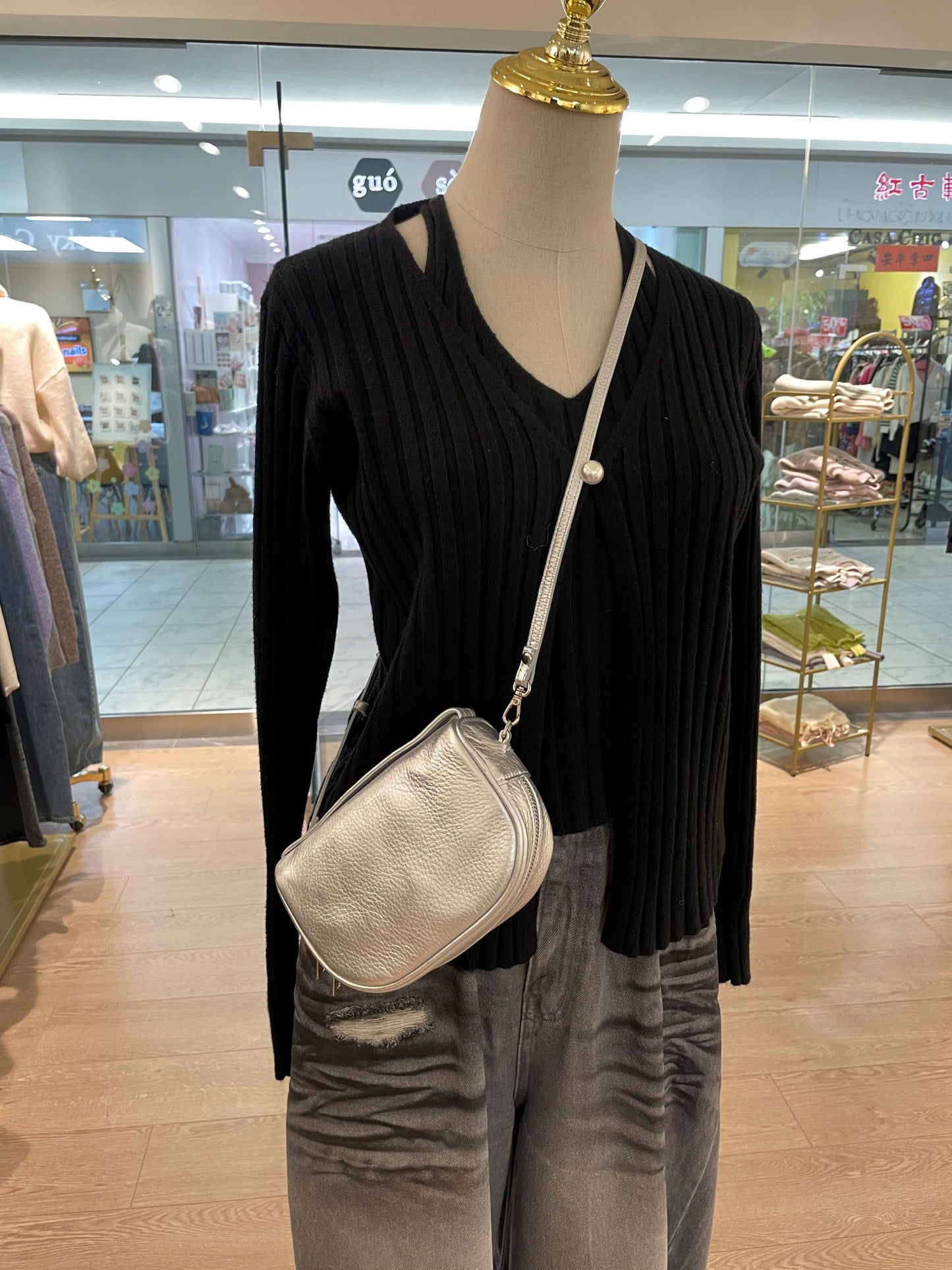 Zipper Pouch Crossbody