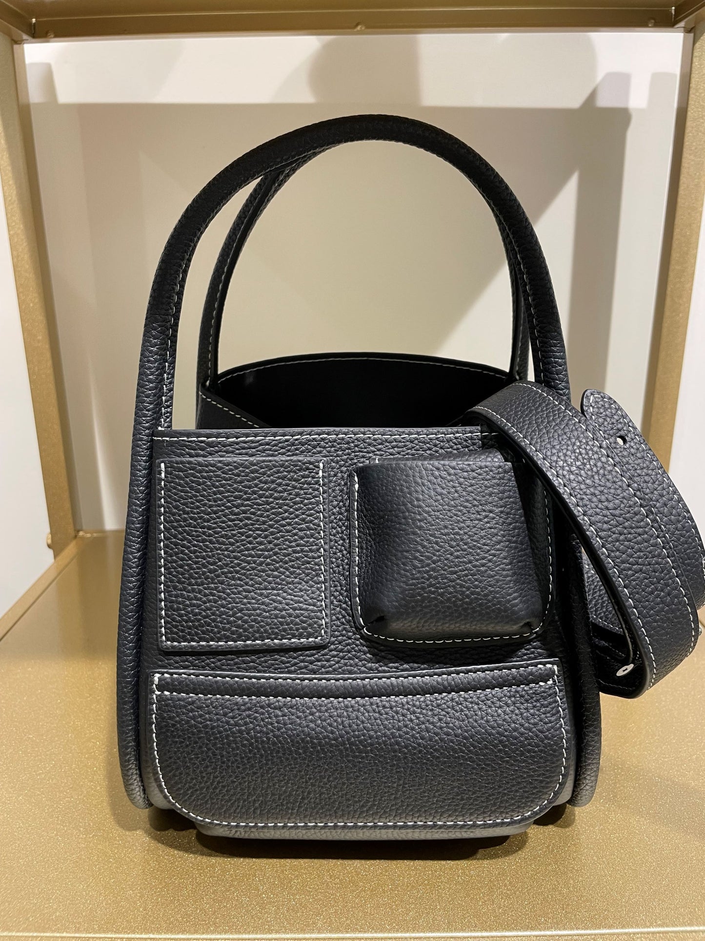 Smiley Top Handle Bag